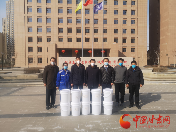 【甘肅全民戰(zhàn)“疫”】暖心！民革蘭州市委會捐助首批1噸防疫物資（圖）
