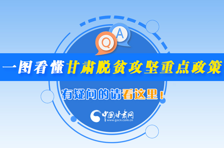 一圖看懂甘肅脫貧攻堅(jiān)重點(diǎn)政策，有疑問(wèn)的請(qǐng)看這里！