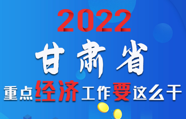 【甘快看·圖解】速覽！2022甘肅省重點經(jīng)濟工作要這么干！