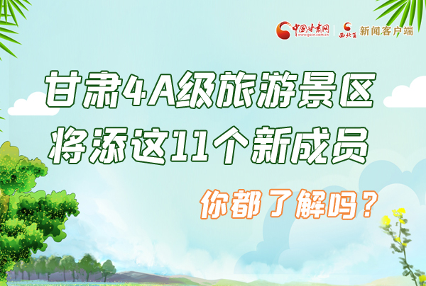圖解|甘肅4A級旅游景區(qū)將添這11個新成員 你都了解嗎？