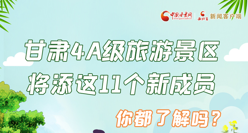 圖解|甘肅4A級旅游景區(qū)將添這11個新成員 你都了解嗎？