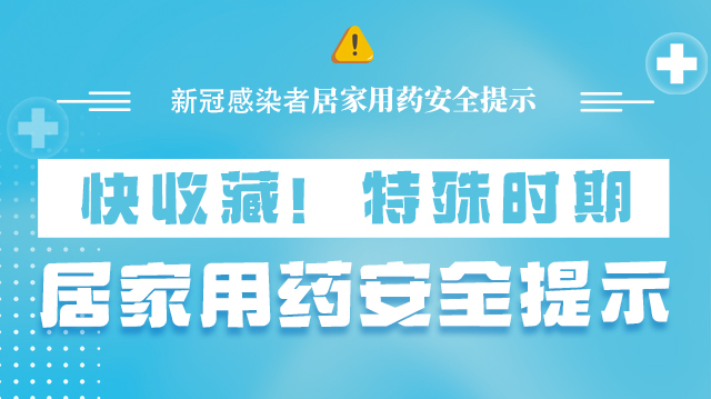 海報(bào)|快收藏！特殊時(shí)期，居家用藥安全提示→