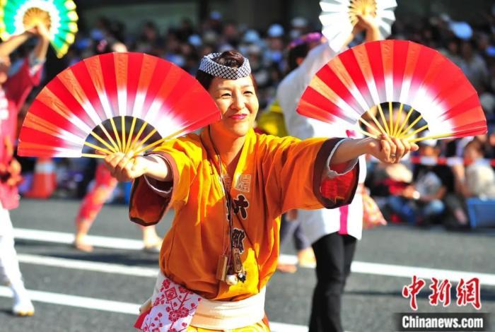 日本仙臺(tái)七夕祭。孫冉 攝