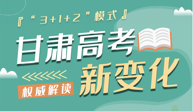 長圖|甘肅2024年高考新變化：“3+1+2”模式提前了解！