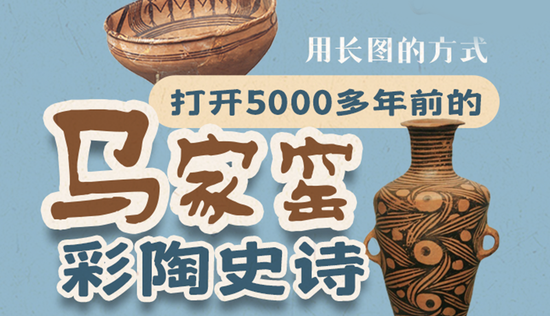 用長圖的方式，打開5000多年前的馬家窯彩陶史詩