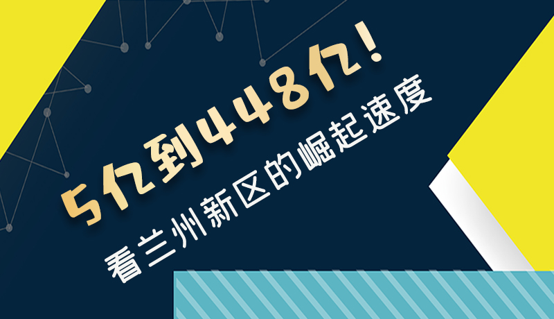 圖解|5億到448億！看蘭州新區(qū)的崛起速度